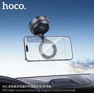 магнит для телефона: HOCO H92 — универсальный магнитный держатель с вакуумной присоской - — 6