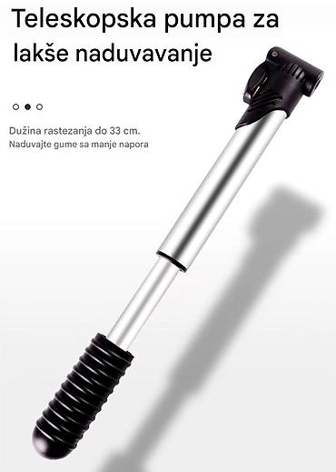 Dodaci za bicikl: Nova mala lagana lako prenosiva pumpa. Postiže pritisak 70 PSI — 6