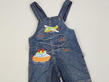 spodnie lata 80: Dungarees, 12-18 months, condition - Good