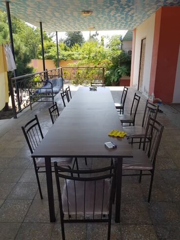 Masa və oturacaq dəstləri: 110 manatdan başlayir.Masa və oturacaqlar Fabridən satışı var — 23