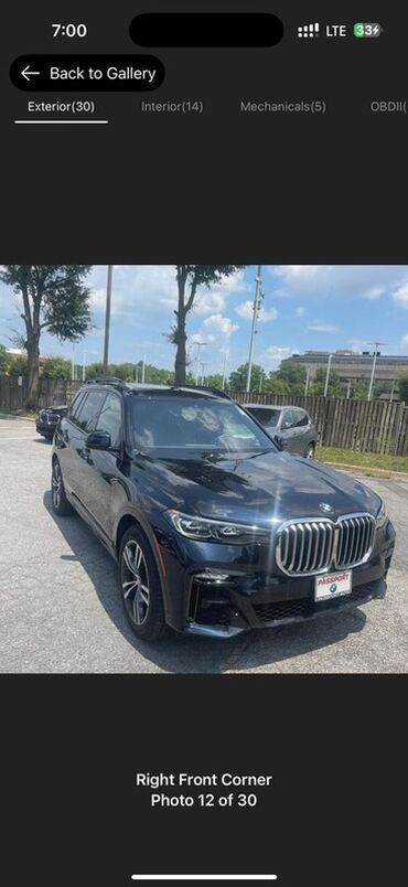BMW: BMW X7: 2019 г., 3 л, Бензин, Внедорожник — 4