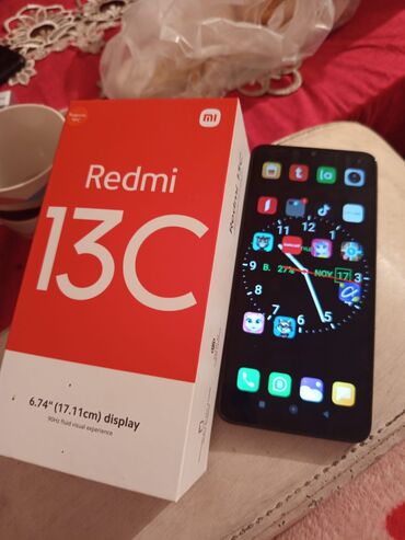 13 lite: Xiaomi 13, 128 GB, rəng - Qara, 
 Barmaq izi