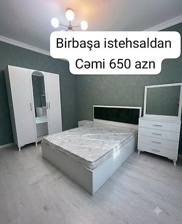 delloro mebel instagram: Yataq otağı mebel dəsti – birbaşa istehsaldan Dəst tərkibi: - Çarpayı — 1