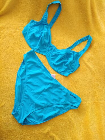 Swimsuits: 6XL (EU 52), Microfiber, color - Light blue