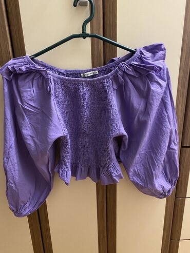 new yorker crop top majice: S (EU 36), M (EU 38), color - Purple
