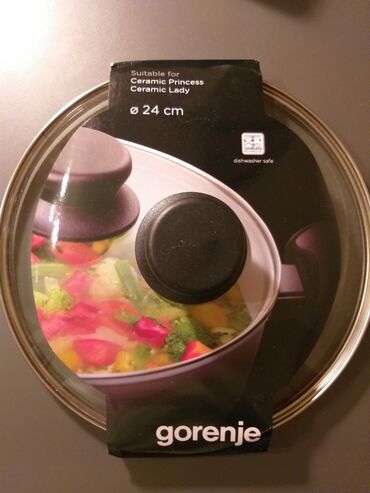 изделия из стекла: Продаю крышку Gorenje диаметр 24, цена 500с