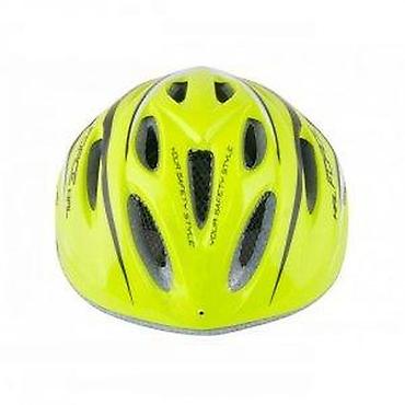 elzett 751: KACIGA FORCE HAL, FLUO-CRNA, S/M | 19 rupa, sadrži beli i crni — 6