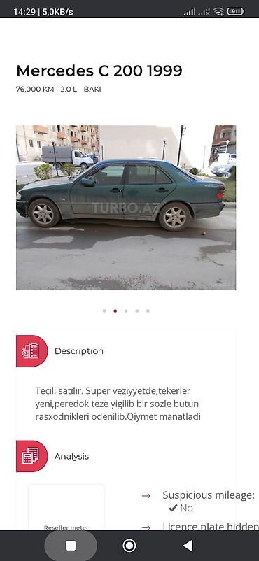dayun 200: Mercedes-Benz C 200: 2 l | 1999 il Sedan — 2