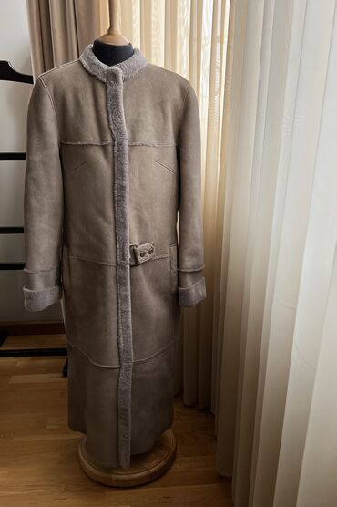 турецкое пальто мужское: Продаю турецкую деблёнку. Ооочень тёплая! Размер S-М Светло серого