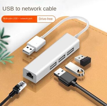 продажа настольного компьютера: USB 3,0 хаб Ethernet адаптер Сетевая карта к RJ45 Lan с 3USB3.0 Hub