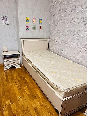 par: Bir nəfərlik taxta çarpayı dəsti,matras və tumba ilə birlikdə 2 aydı — 4