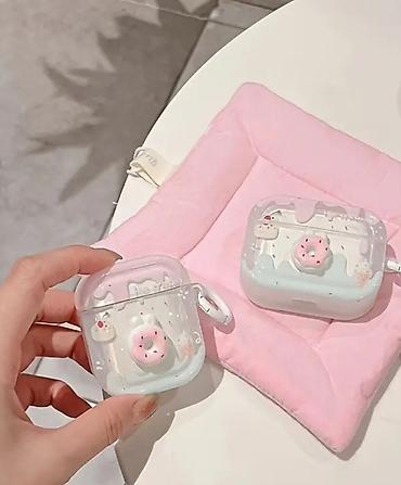 чехлы на аирподс 2: AirPods üçün şirin dizaynlı qoruyucu qablar - Uyğunluq: AirPods 1/2 — 9