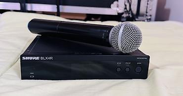 telefon sade: Shure BLX4R simsiz mikrofon sistemi - Model: Shure BLX4R qəbuledici + — 1
