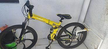 canyon velosiped: Toba T090 qatlanan dağ velosipedi - Rəng: sarı-qara - Qatlanan — 1