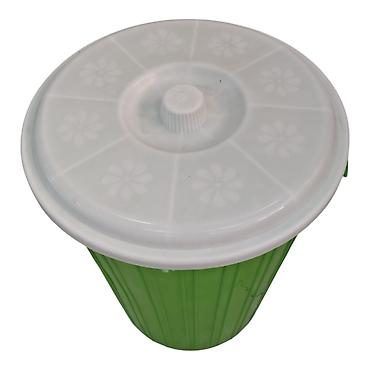 Tullantı qabları: 80 litrlik vedrə - Material: qalın, yüngül və yuyulması asan plastik — 1