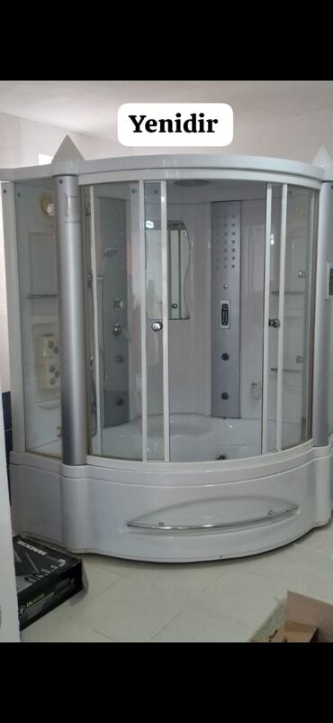 Rəf vitrinləri: Duş kabin 500₼ YENİDİR İŞLƏNMƏYİB alınıb uyğun gəlmir deyə