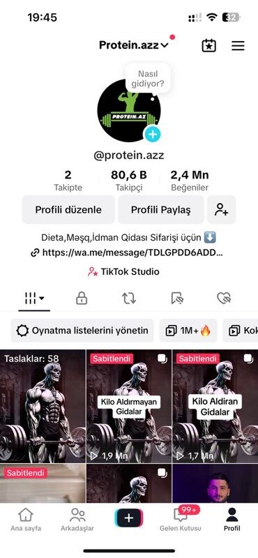 Mobil telefonlar üçün digər aksesuarlar: Tiktok hesabi satilir hazir bizness kimi asagi yeri var