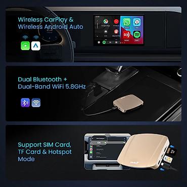 android auto: Carlinkit Tbox Ultra 🚀 Əsas Xüsusiyyətlər 🔹 Yüksək performanslı — 6