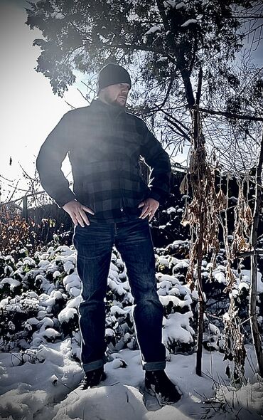 Другая мужская одежда: Батник утепленный. Brandit (Германия). Цвет: Черно-серый (как на фото) — 5