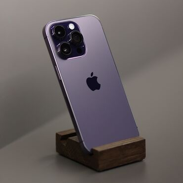 IPhone 14 Pro, Новый, 256 ГБ, Deep Purple, Зарядное устройство, Защитное стекло, Чехол, 90 %