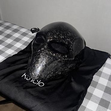 чёрный маска: Маска из кованого карбона (forged carbon) • Маска абсолютно новая, не — 6