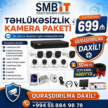 Təhlükəsizlik sistemləri Qiymətə daxildir: 🔰8 ədəd daxili və xarici 2