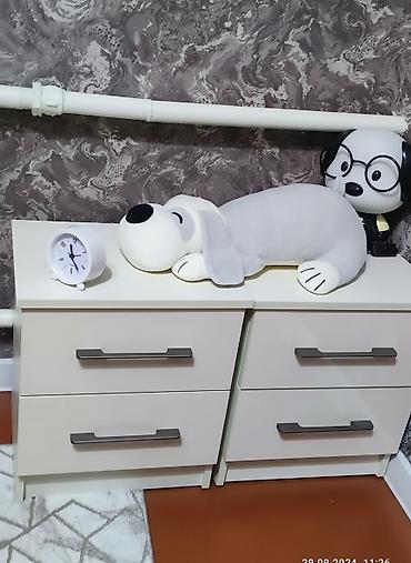 Спальные гарнитуры: Спальный гарнитур, Б/у, Тумба, Двуспальная кровать, Самовывоз — 1