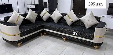 Sifarişlə mebel: Künc divan, Qonaq otağı üçün, Bazalı, Açılan, Kitab — 5