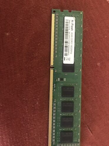 Operativ yaddaş (RAM): Operativ yaddaş (RAM) 8 GB, 1600 Mhz, DDR3, PC üçün