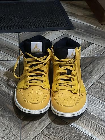 aj1: Мужские кроссовки, 40.5, 41.5, Air Jordan, Б/у, цвет - Желтый — 2