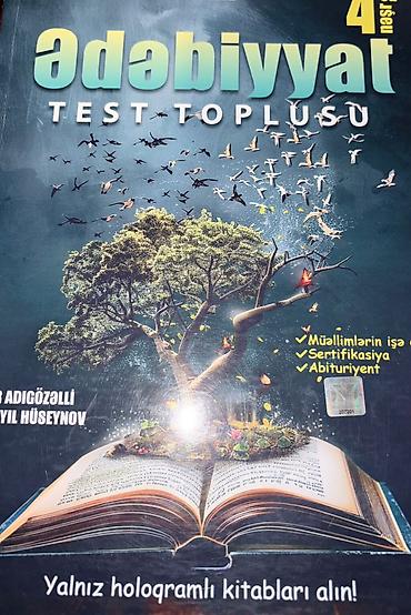 Testlər: Məhsul: “Ədəbiyyat – Test Toplusu” (4-cü nəşr) Təsvir: - Ədəbiyyat — 1