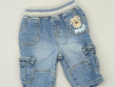 zentex legginsy: Denim pants, 0-3 months, condition - Good