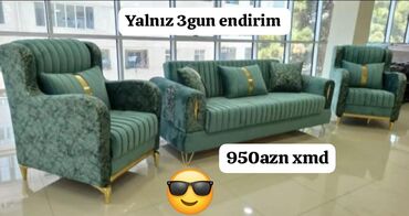 ucuz qab qacaqlar: Yeni, Divan, 2 kreslo