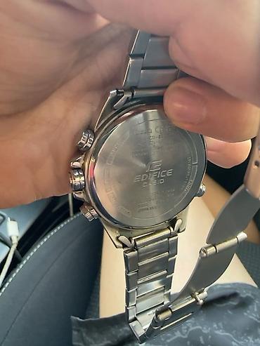 часы casio edifice: CASIO Edifice - Серия: Edifice (логотип на крышке и циферблате) - — 1