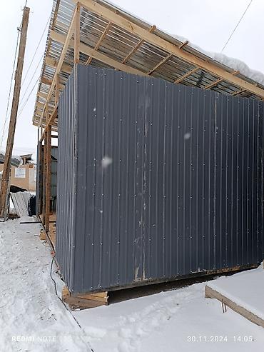 Продажа торговых контейнеров: Срочно торговый павильон сатылат Ошто баасы 350 000 8м3.5м 28 кв — 6