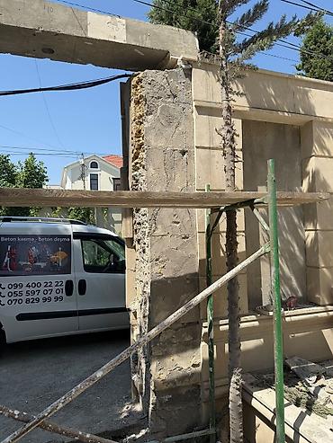 Beton işləri: Beton kəsmə xidməti - Divar, döşəmə və tavanlarda dəqiq və səliqəli — 26