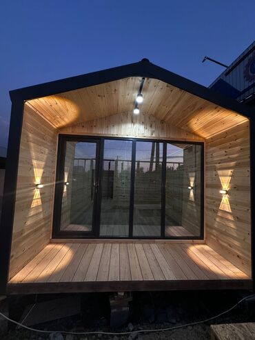 Вагоны: Продается готовый барнхаус 27кв.м. 630тыс.сом. Полностью с ремонтом — 9