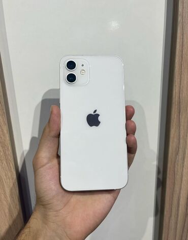Apple iPhone: IPhone 12, 128 GB, Ağ, Zəmanət, Kredit, Barmaq izi