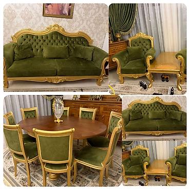 Yumsaq dest 550₼ masa desti 8 stulnan 550₼ .Restavrasiya olunub teze — 1