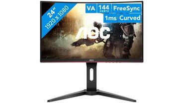 notbuk soyuducu: 🖥️ AOC C24G1 – 24” Curved 144Hz Gaming Monitor (İşlənmiş) 🔹 Model