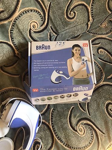масаж биржа: BRAUN vibrasiya masaj aparatı – çoxfunksiyalı əl cihazı — 4