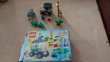 машинки с прицепом: Lego 4637 Сафари, б/у, коробка оригинальная из первых рук
