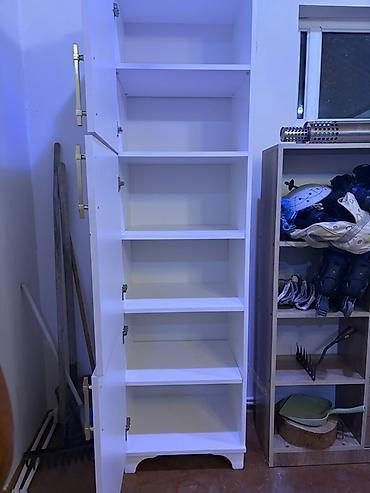Digər dolablar: Ağ rəngli üç qapılı şkaf - Material: laminat/MDFlam tipli ağ korpus - — 4