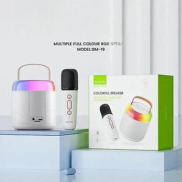 Zvučnici, slušalice i mikrofoni: BAVIN BM-19 bežični karaoke set – Bluetooth 5.3 zvučnik + 2.4G bežični — 3