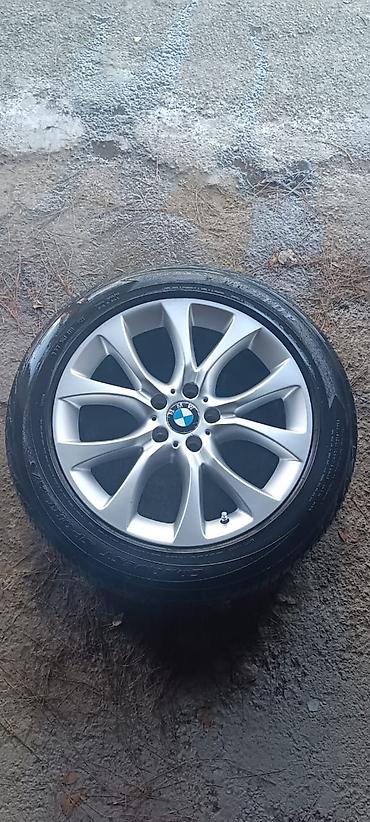 disk 19: BMW üçün orijinal təkər diski və şin komplekti. - Disk: BMW loqolu — 4