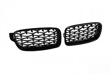 b kategorija cena: DIAMOND MASKE BUBREZI RESETKE GRILOVI BMW 3 F30 - CRNI LAK | DIAMOND — 2