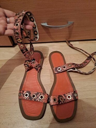 sandale bele: Sandals, Zara, 41