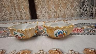 cay: Çay dəsti, rəng - Ağ, Farfor — 3