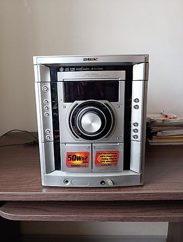 тез арада: Музыкальный центр Sony MHC-GNZ50 (главный блок + пара фронтальных — 2