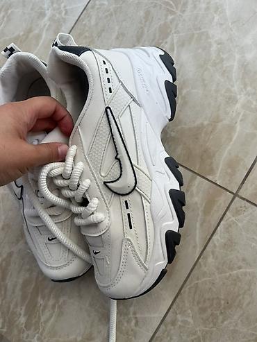 nike skepta: Белые кроссовки с массивной подошвой - Цвет: белый с черными — 3